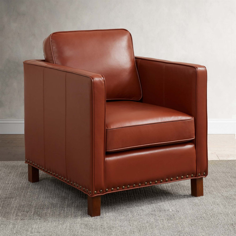 Classic leather club discount chair